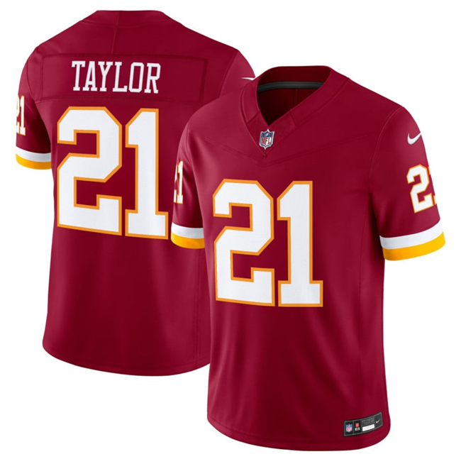 Men's Washington Commanders #21 Sean Taylor Burgundy 2026 F.U.S.E. Vapor Limited Stitched Football Jersey